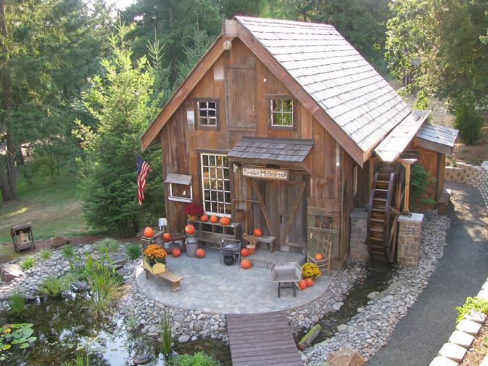 Pumpkin Hollow Grist Mill-replica