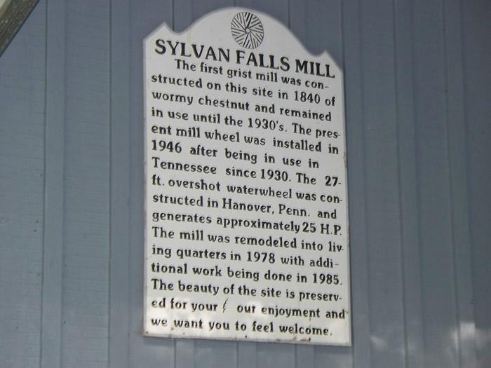 Sylvan Falls Grist Mill