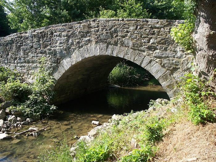 Claggett's Mill/Emmert's Mill Stone-arched Bridge & Claggett's Mill Race Bridge