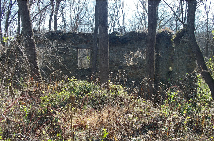 Graves Mill ruins