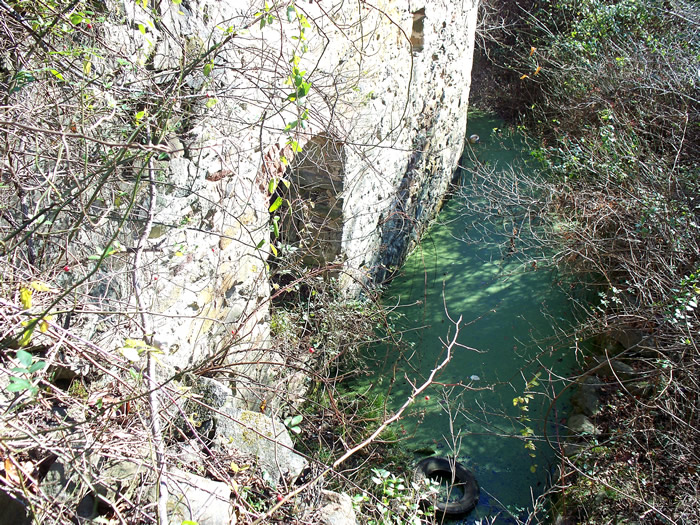 Graves Mill ruins