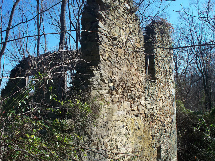 Graves Mill ruins